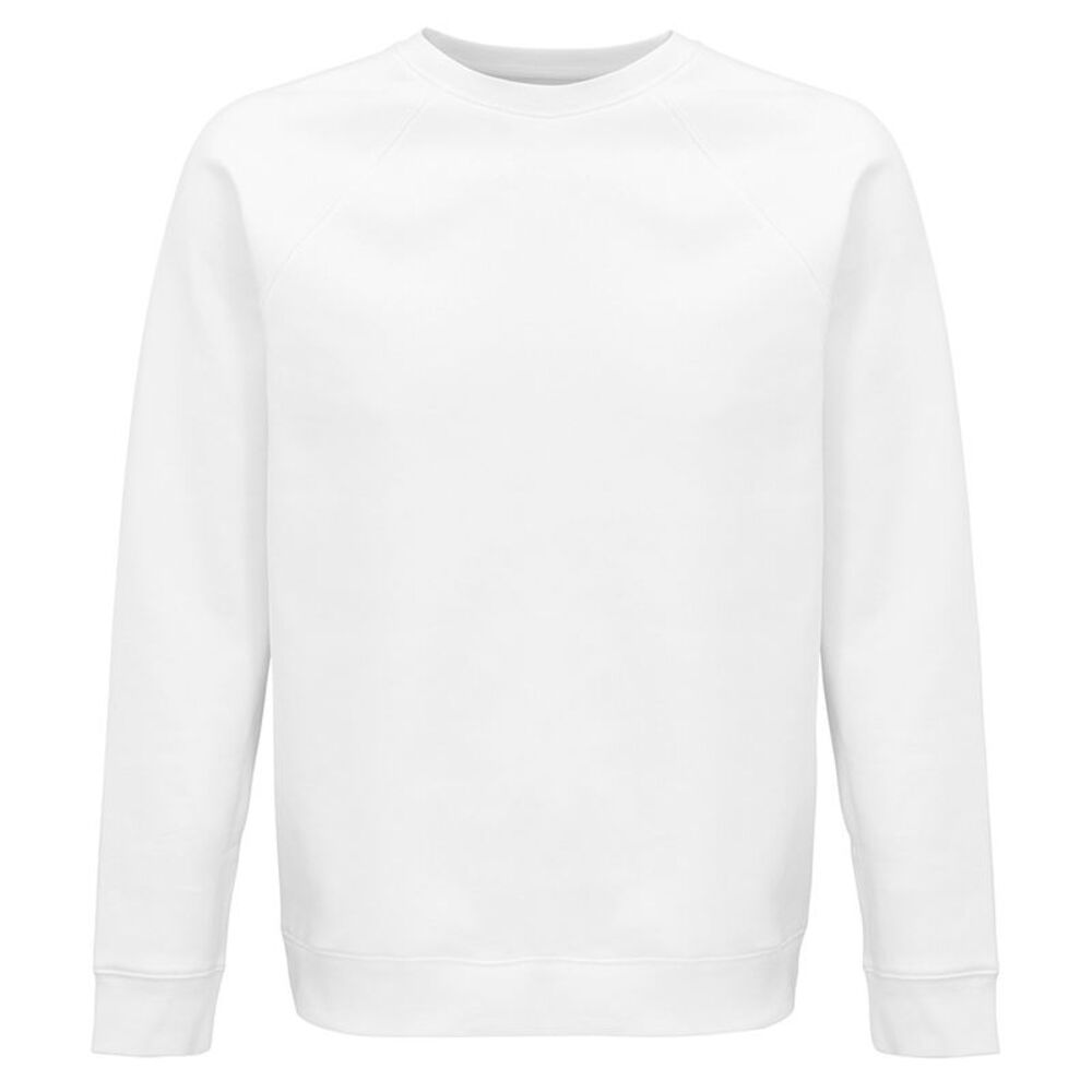 SOLS Unisex Adult Space  Sweatshirt / White